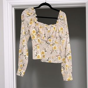 Long Sleeve Floral Top